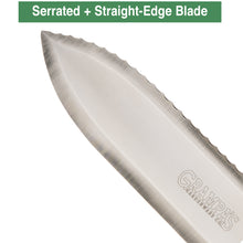 Load image into Gallery viewer, Grampa&#39;s Garden Knife - Versatile 7&quot; Hori Hori Garden Knife With Straight &amp; Serrated Steel Blade. Heavy-Duty Garden Hand Tool For Weeding, Digging or Planting. Includes Protective Leather Sheath.…