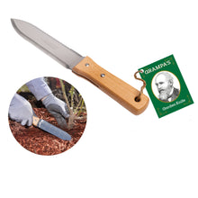 Grampa's Garden Knife - Versatile 7" Hori Hori Garden Knife With Straight & Serrated Steel Blade. Heavy-Duty Garden Hand Tool For Weeding, Digging or Planting. Includes Protective Leather Sheath.…