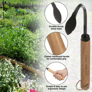 Grampa's Garden Hook - Weed Puller Tool & Gardening Hand Cultivator - –  Grampa's Gardenware Co.